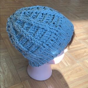 Hand made winter crochet hat with Pom Pom
